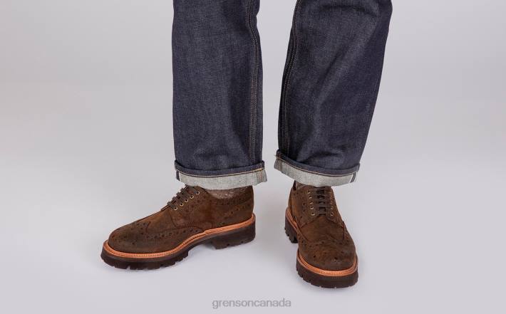 ARCHIE Brown 280D122 Men Grenson Brogues Shoes