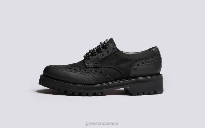 ARCHIE TECH Black 280D108 Men Grenson Brogues Shoes