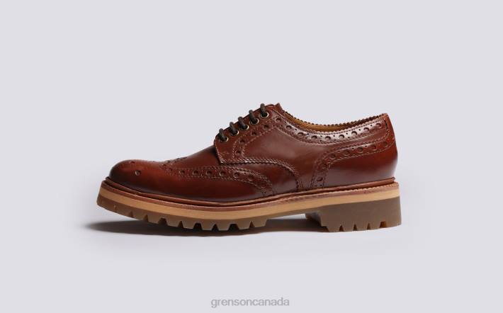 ARCHIE Tan 280D112 Men Grenson Brogues Shoes