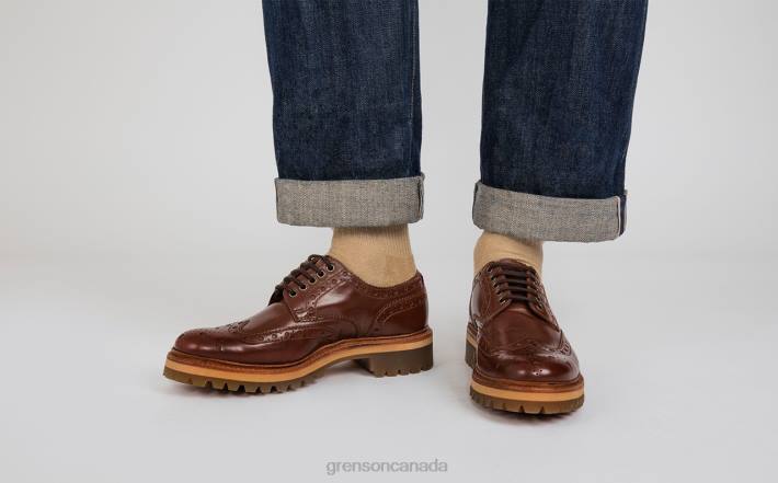 ARCHIE Tan 280D112 Men Grenson Brogues Shoes