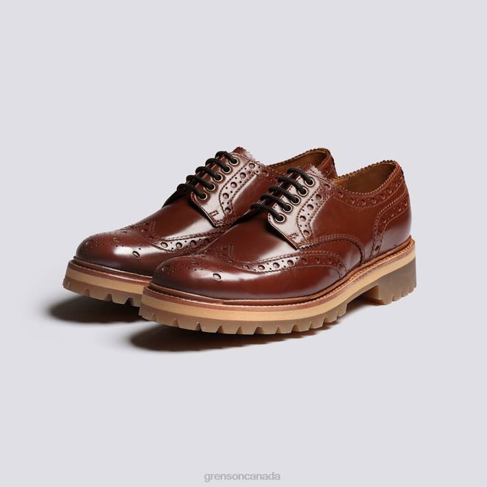 ARCHIE Tan 280D112 Men Grenson Brogues Shoes