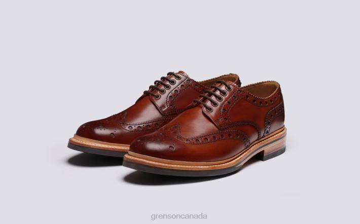 ARCHIE Tan 280D116 Men Grenson Brogues Shoes
