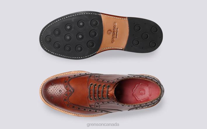 ARCHIE Tan 280D116 Men Grenson Brogues Shoes