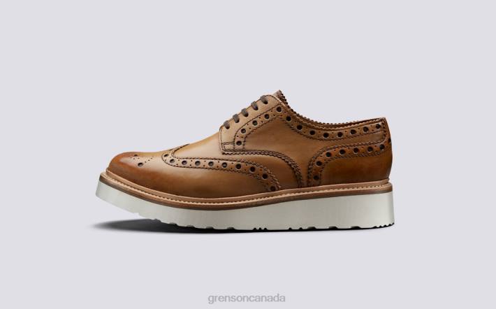 ARCHIE Tan 280D118 Men Grenson Brogues Shoes