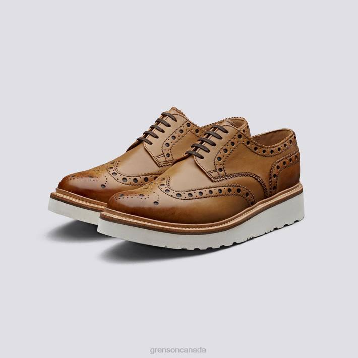 ARCHIE Tan 280D118 Men Grenson Brogues Shoes
