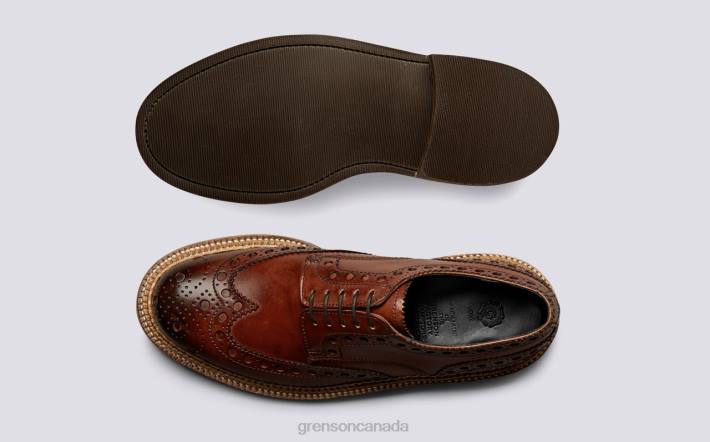 ARCHIE Tan 280D119 Men Grenson Brogues Shoes