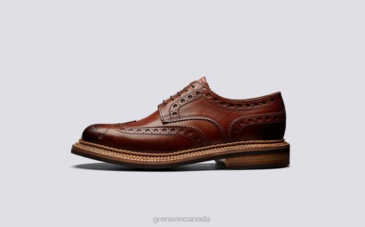 ARCHIE Tan 280D119 Men Grenson Brogues Shoes