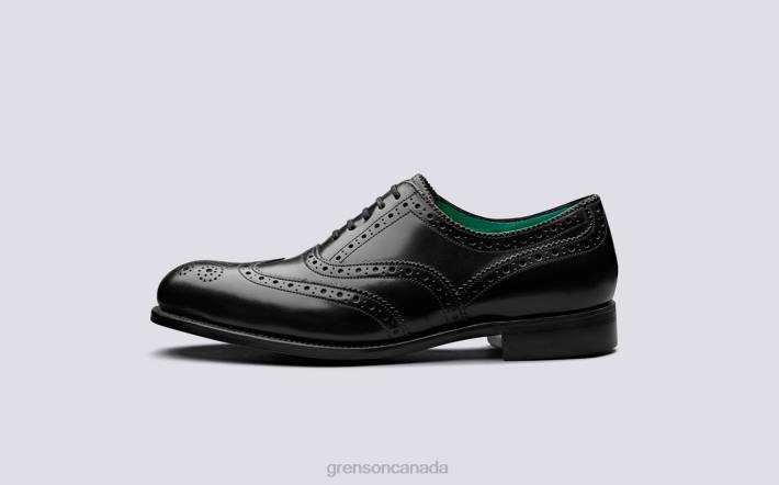 HARROW Black/Jade 280D125 Men Grenson Brogues Shoes