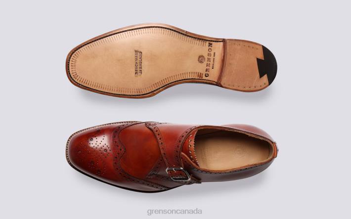 SHREWSBURY Cognac 280D124 Men Grenson Brogues Shoes