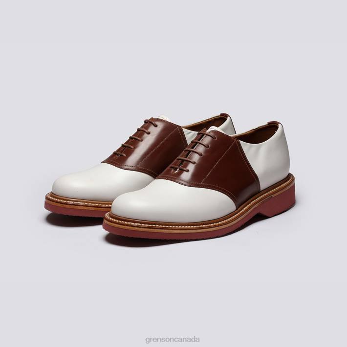 BELLAMY White/Tan 280D148 Men Grenson Derby Shoes