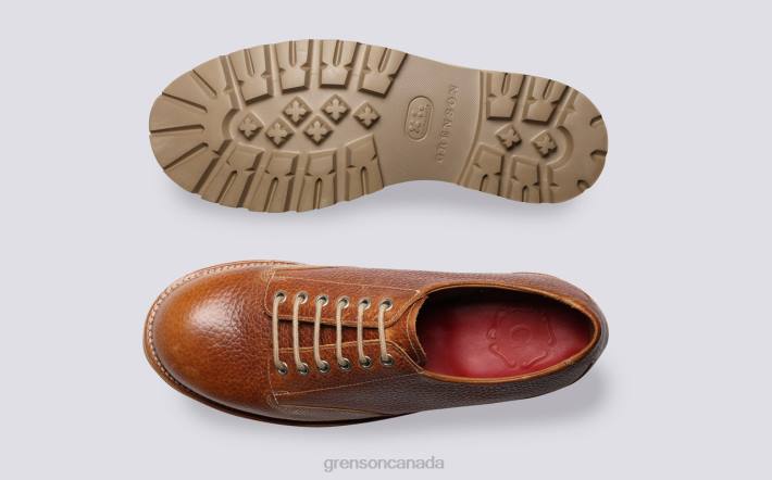 CALLAN Tan 280D149 Men Grenson Derby Shoes
