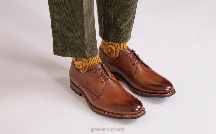 GARDNER Tan 280D159 Men Grenson Derby Shoes