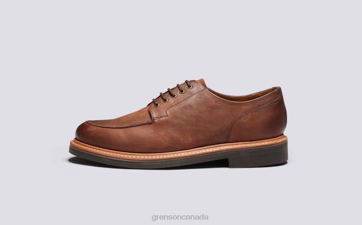 MAC Coffee 280D164 Men Grenson Derby Shoes