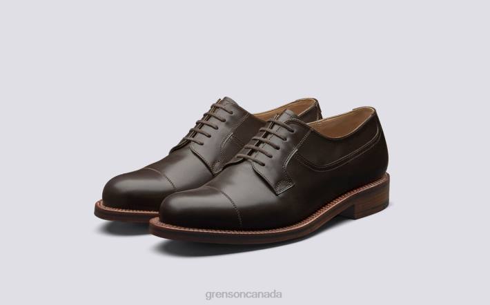 SHOE 10 Espresso 280D166 Men Grenson Derby Shoes
