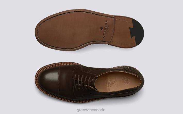 SHOE 10 Espresso 280D166 Men Grenson Derby Shoes