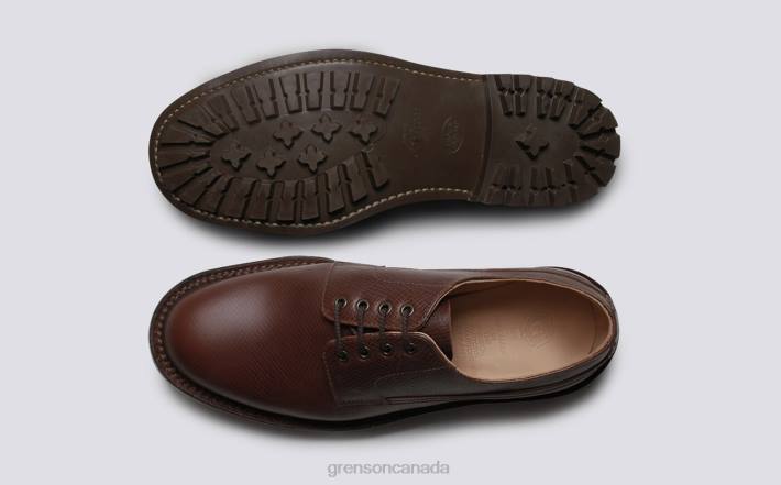 VICTOR Brown 280D156 Men Grenson Derby Shoes