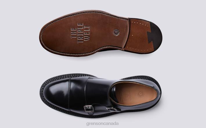 HANBURY Black 280D85 Men Grenson Formal Shoes