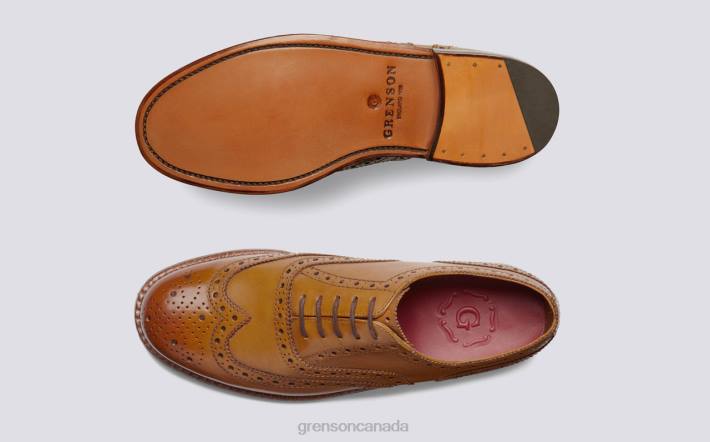 STANLEY Tan 280D99 Men Grenson Formal Shoes