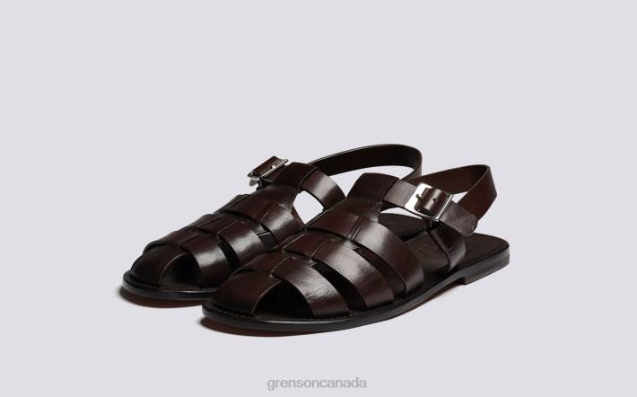 QUINCY Dark Brown 280D222 Men Grenson Sandals
