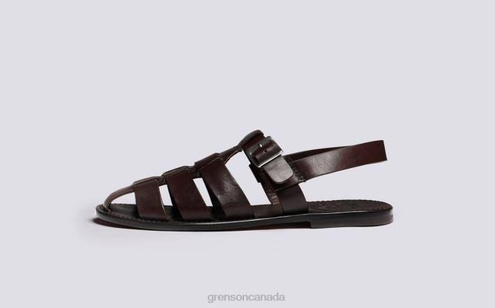 QUINCY Dark Brown 280D222 Men Grenson Sandals