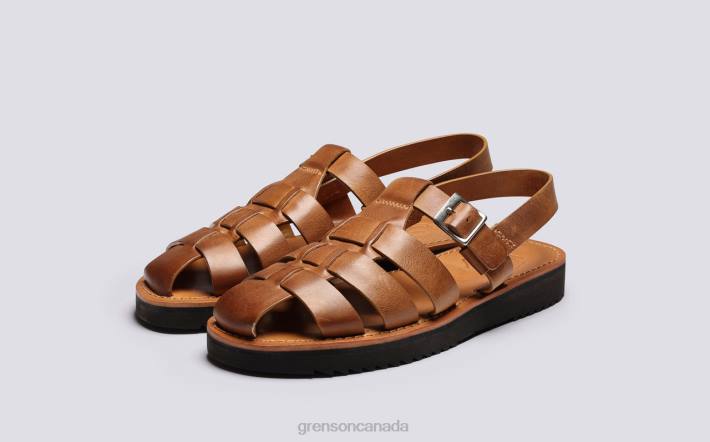 QUINCY Ginger Burnished 280D218 Men Grenson Sandals
