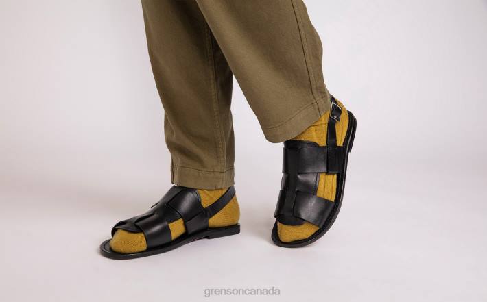WILEY 3 Black 280D228 Men Grenson Sandals