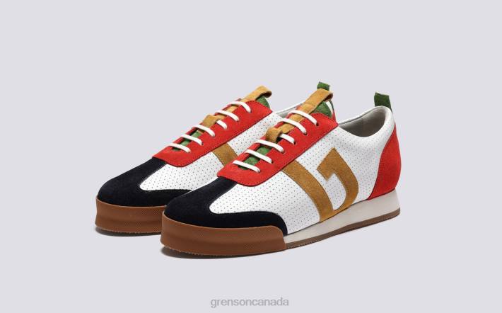 SNEAKER 51 Red/Green/White 280D193 Men Grenson Sneakers