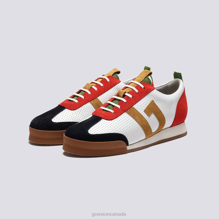 SNEAKER 51 Red/Green/White 280D193 Men Grenson Sneakers