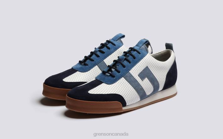 SNEAKER 51 White/Blue 280D188 Men Grenson Sneakers