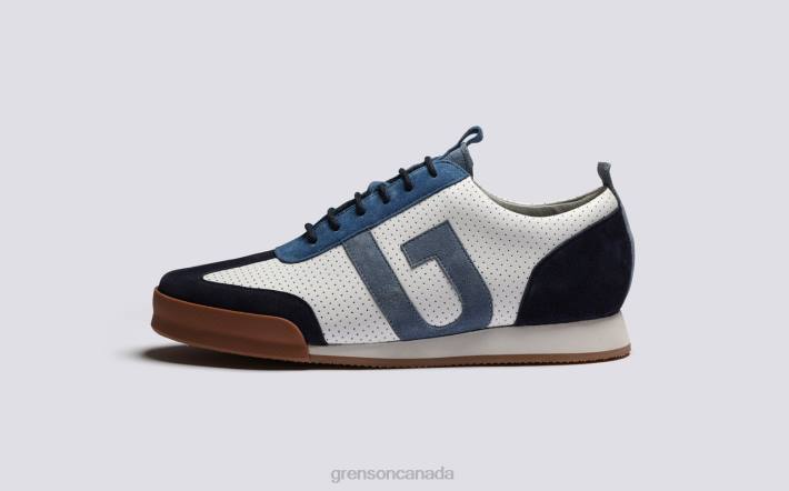 SNEAKER 51 White/Blue 280D188 Men Grenson Sneakers