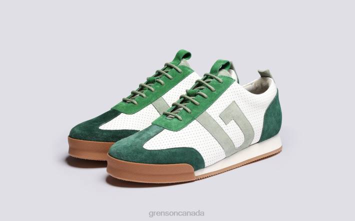 SNEAKER 51 White/Green 280D207 Men Grenson Sneakers
