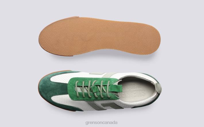 SNEAKER 51 White/Green 280D207 Men Grenson Sneakers