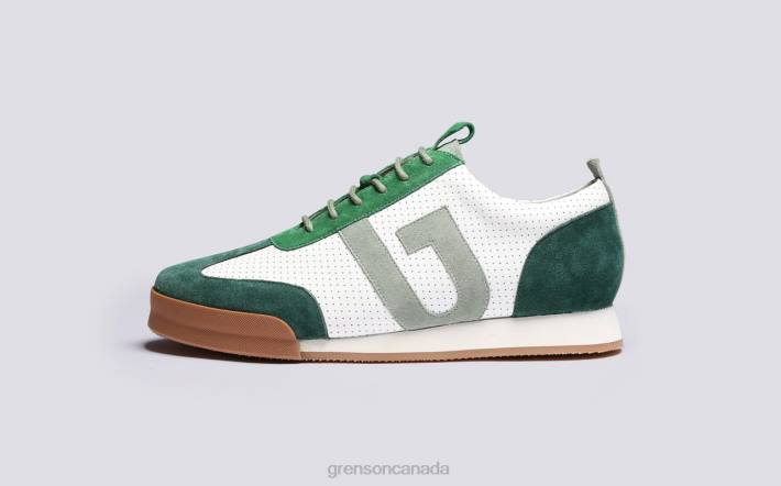 SNEAKER 51 White/Green 280D207 Men Grenson Sneakers