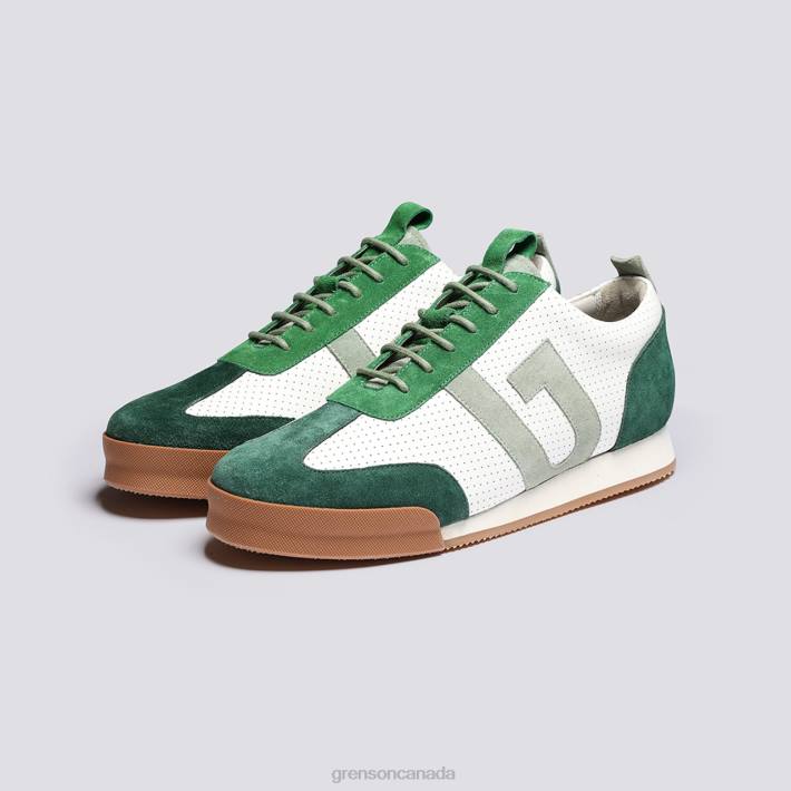 SNEAKER 51 White/Green 280D207 Men Grenson Sneakers
