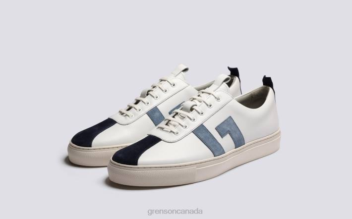 SNEAKER 67 White/Blue 280D197 Men Grenson Sneakers