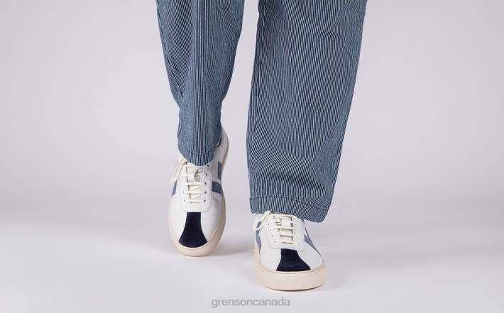 SNEAKER 67 White/Blue 280D197 Men Grenson Sneakers