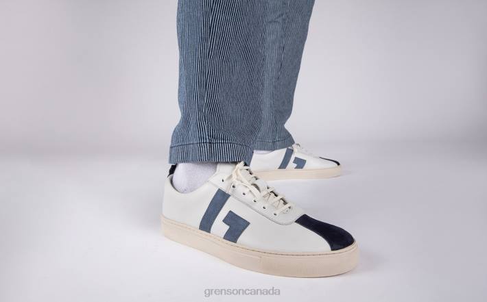 SNEAKER 67 White/Blue 280D197 Men Grenson Sneakers