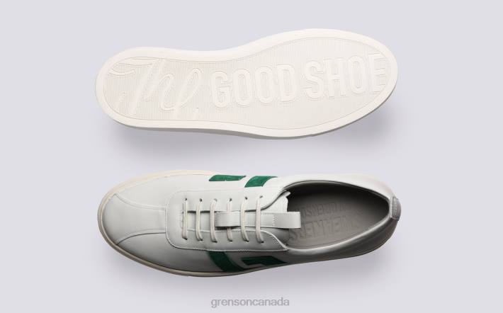 SNEAKER 67 White/Green 280D199 Men Grenson Sneakers