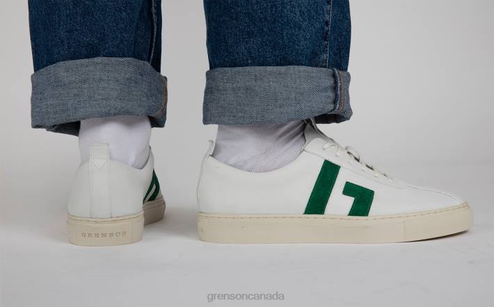 SNEAKER 67 White/Green 280D199 Men Grenson Sneakers