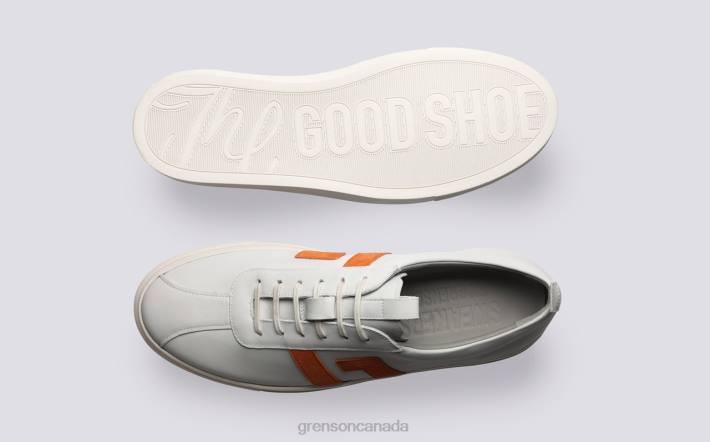 SNEAKER 67 White/Orange 280D198 Men Grenson Sneakers