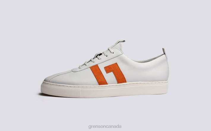 SNEAKER 67 White/Orange 280D198 Men Grenson Sneakers