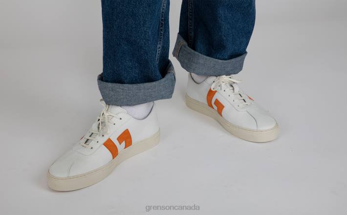 SNEAKER 67 White/Orange 280D198 Men Grenson Sneakers