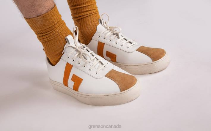 SNEAKER 67 White/Yellow 280D196 Men Grenson Sneakers