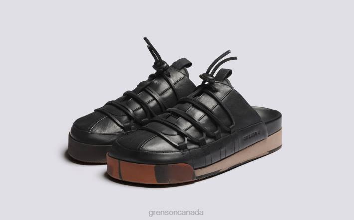 SNEAKER 75 Black Burnished 280D203 Men Grenson Sneakers