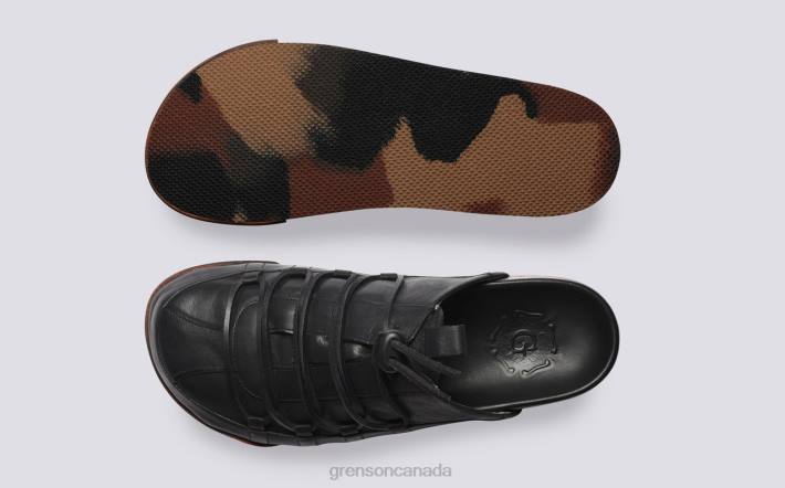 SNEAKER 75 Black Burnished 280D203 Men Grenson Sneakers