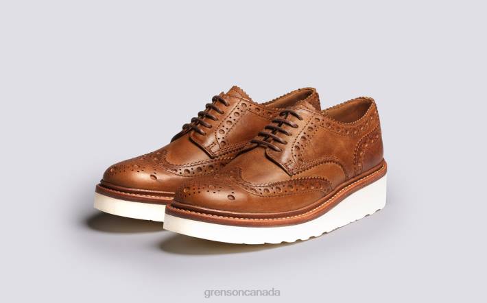 AVA Natural 280D329 Women Grenson Brogues Shoes