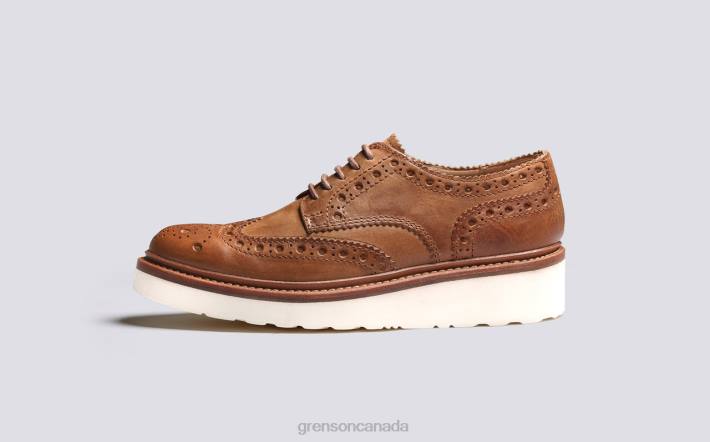 AVA Natural 280D329 Women Grenson Brogues Shoes