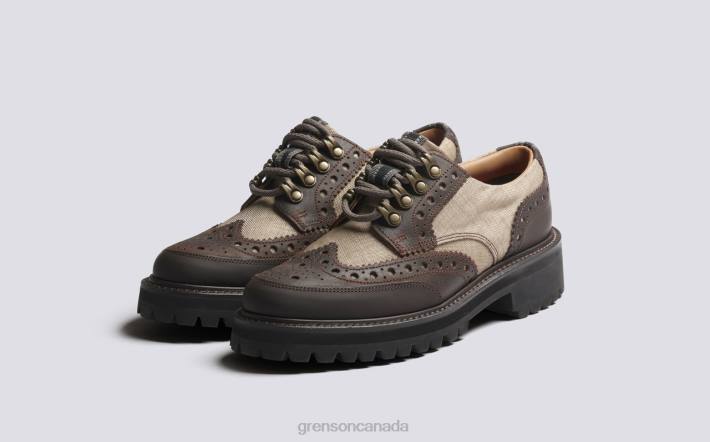 AVA TECH Beige 280D330 Women Grenson Brogues Shoes