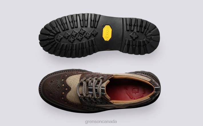 AVA TECH Beige 280D330 Women Grenson Brogues Shoes