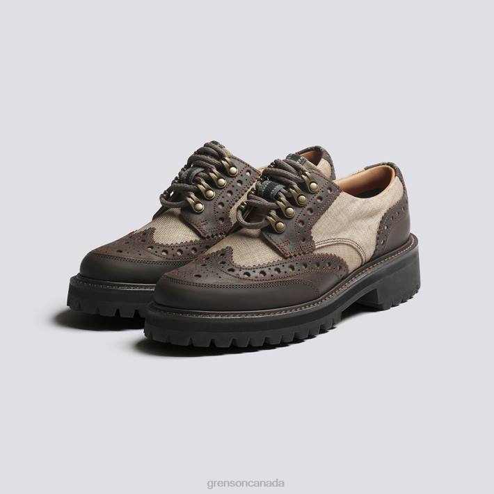 AVA TECH Beige 280D330 Women Grenson Brogues Shoes